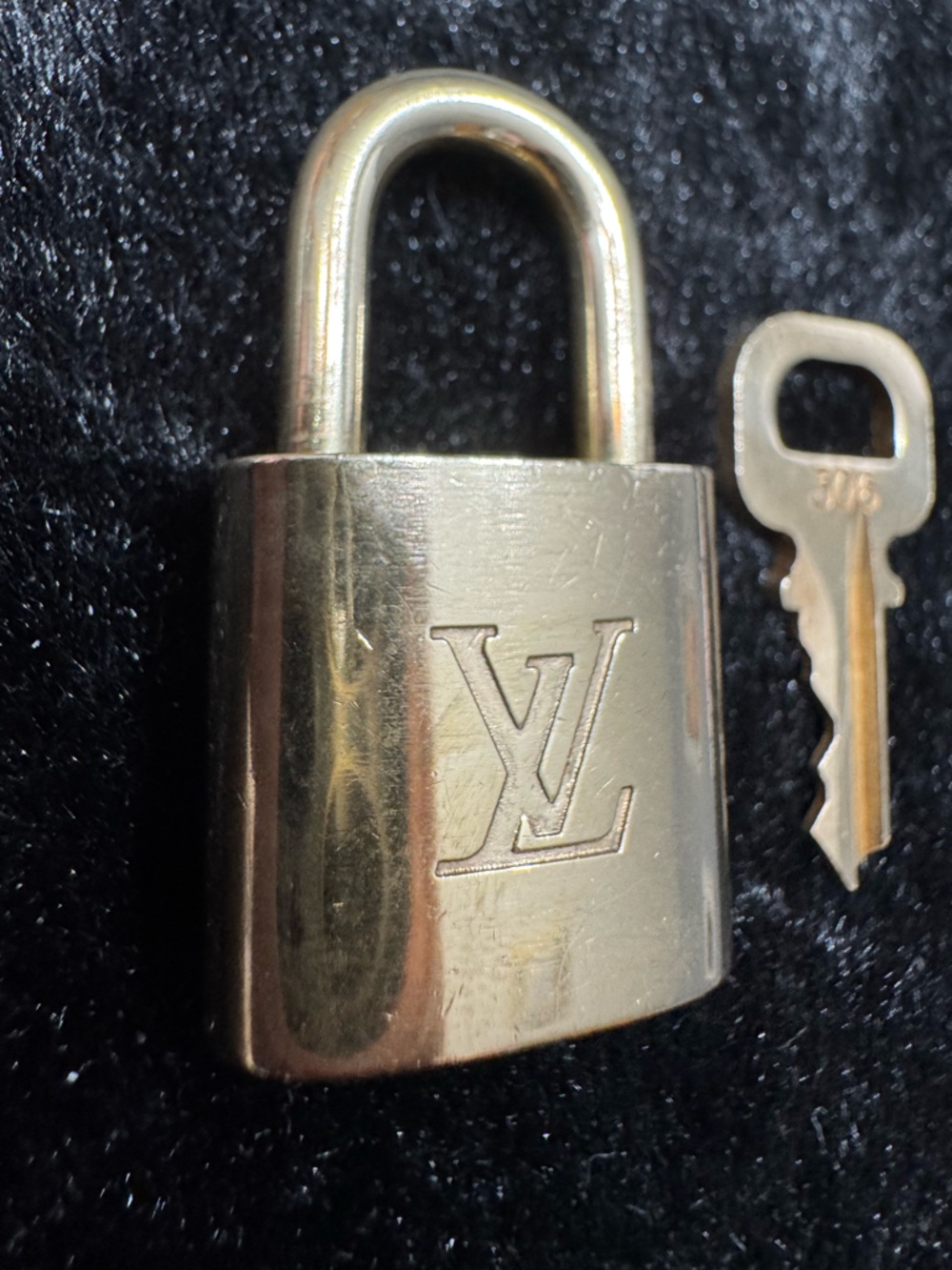 Louis Vuitton Brass Padlock with Key #306 - Picture 3 of 5
